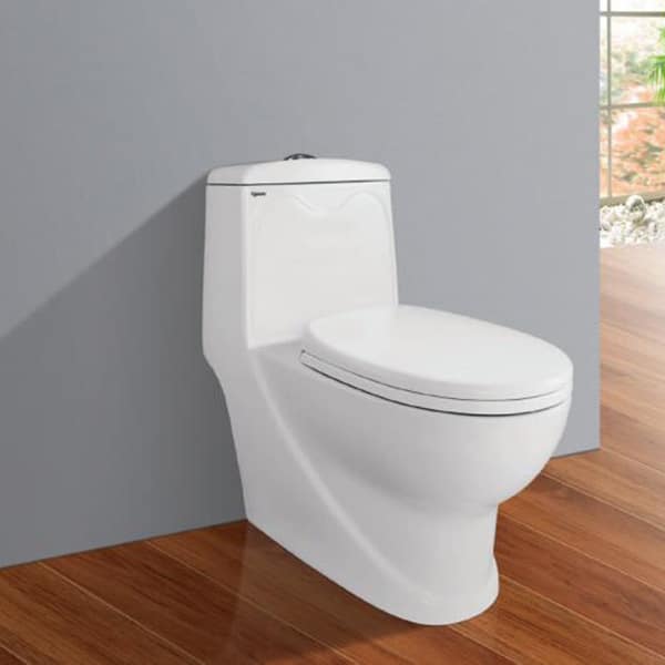 Bồn cầu liền 1 khối Viglacera V38M + Xịt nhựa VG826