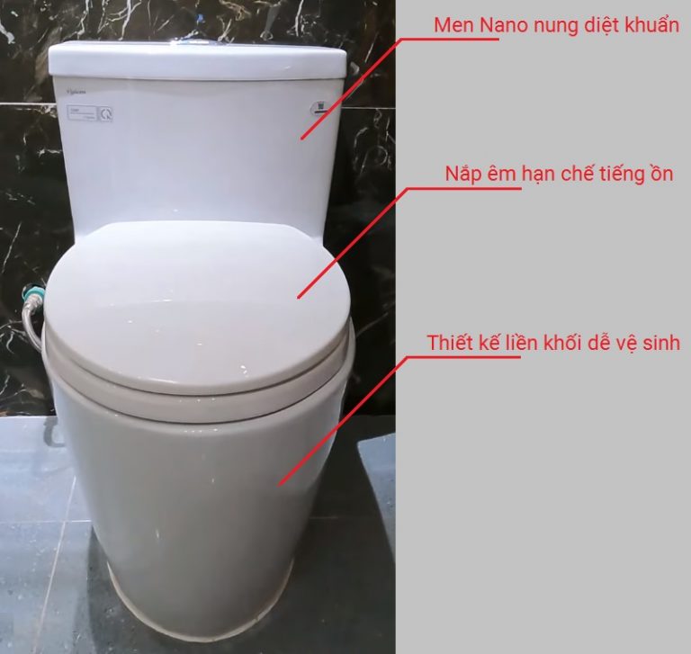 BỒN CẦU 1 KHỐI VIGLACERA V62