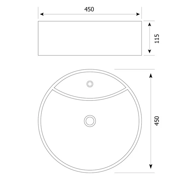 Chậu dương bàn đá C413 - Hảo Cảnh