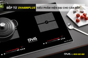 “Bếp từ đôi DVA686PLUS sở hữu thiết kế hiện đại với mặt kính K-Ceramic cao cấp mài vát sang trọng, bo viền nhôm Aluminium chắc chắn. Trang bị công nghệ biến tần Inverter và EGO Green Technology giúp tiết kiệm điện năng tối ưu. Hai vùng nấu độc lập công suất 2800W mỗi bên, bảng điều khiển cảm ứng Slider Control nhạy bén, dễ sử dụng. Sản phẩm được sản xuất tại Việt Nam, bảo hành 3 năm tận nơi, phù hợp cho mọi không gian bếp gia đình hiện đại.